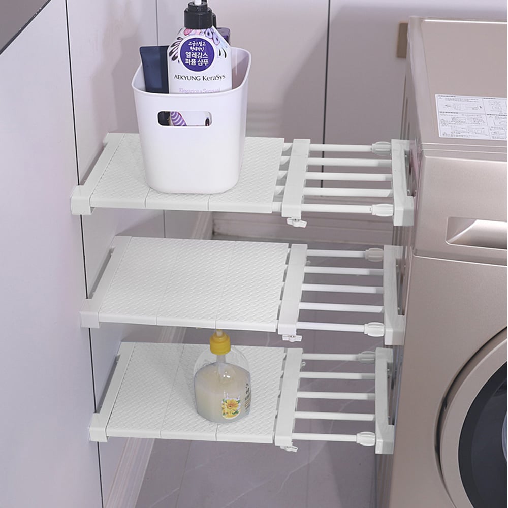 Living and Home Expandable Closet Tension Shelf Image 2
