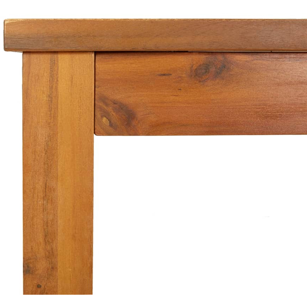 vidaXL 8 Seater Brown Wooden Garden Dining Table Image 6