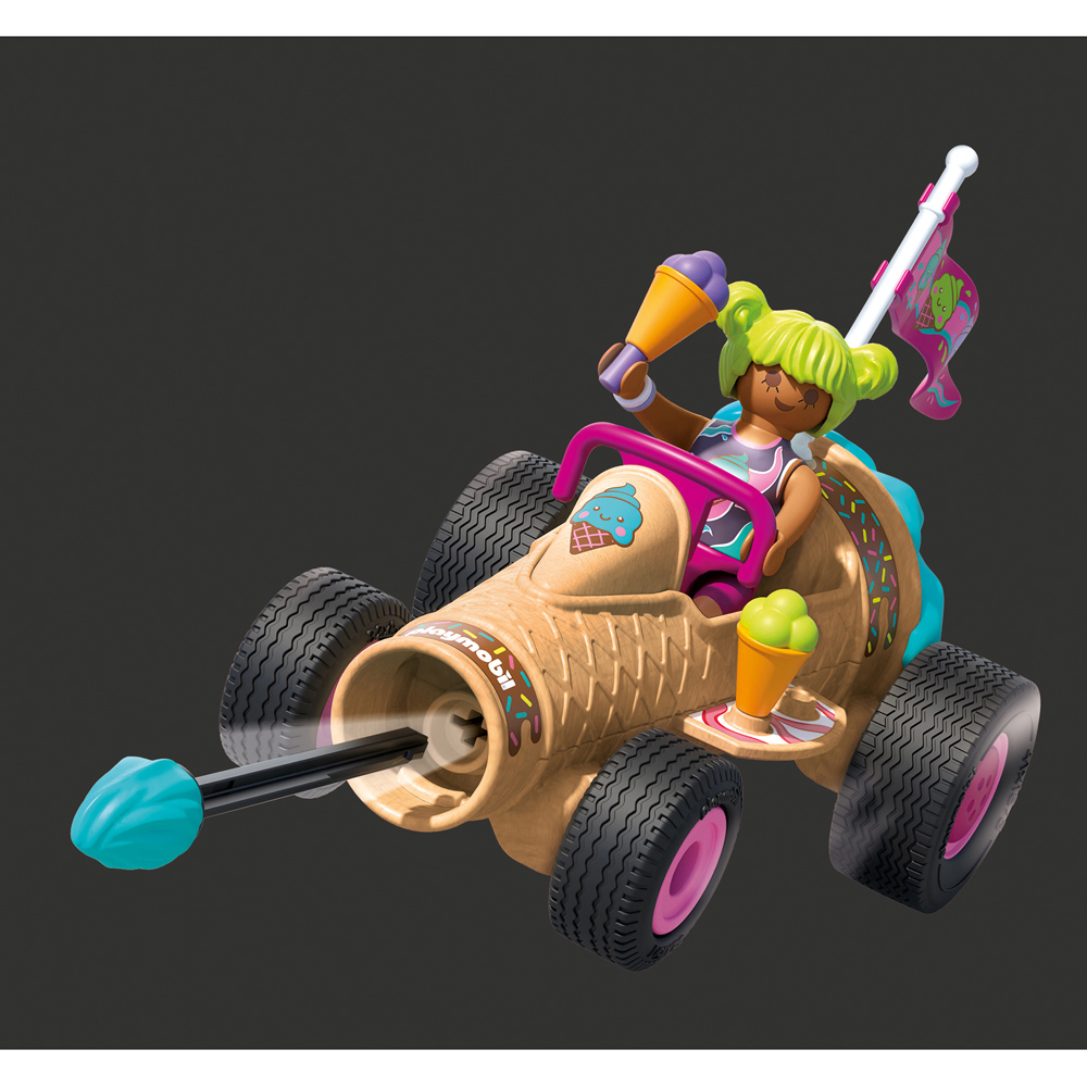 Playmobil Racing Ice Cream Cone Playset Image 4