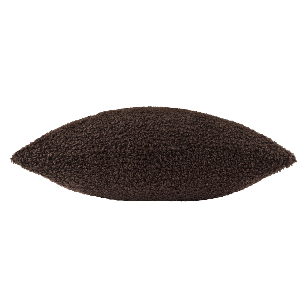 Yard Cabu Chocolate Chunky Boucle Reversible Cushion 45 x 45cm Image 3