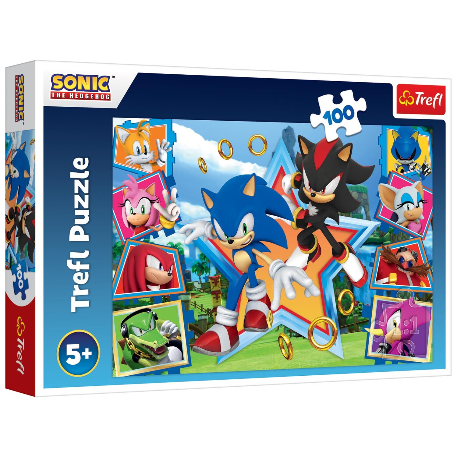 Sonic The Hedgehog 100 Piece Meet Sonic Puzzle Image