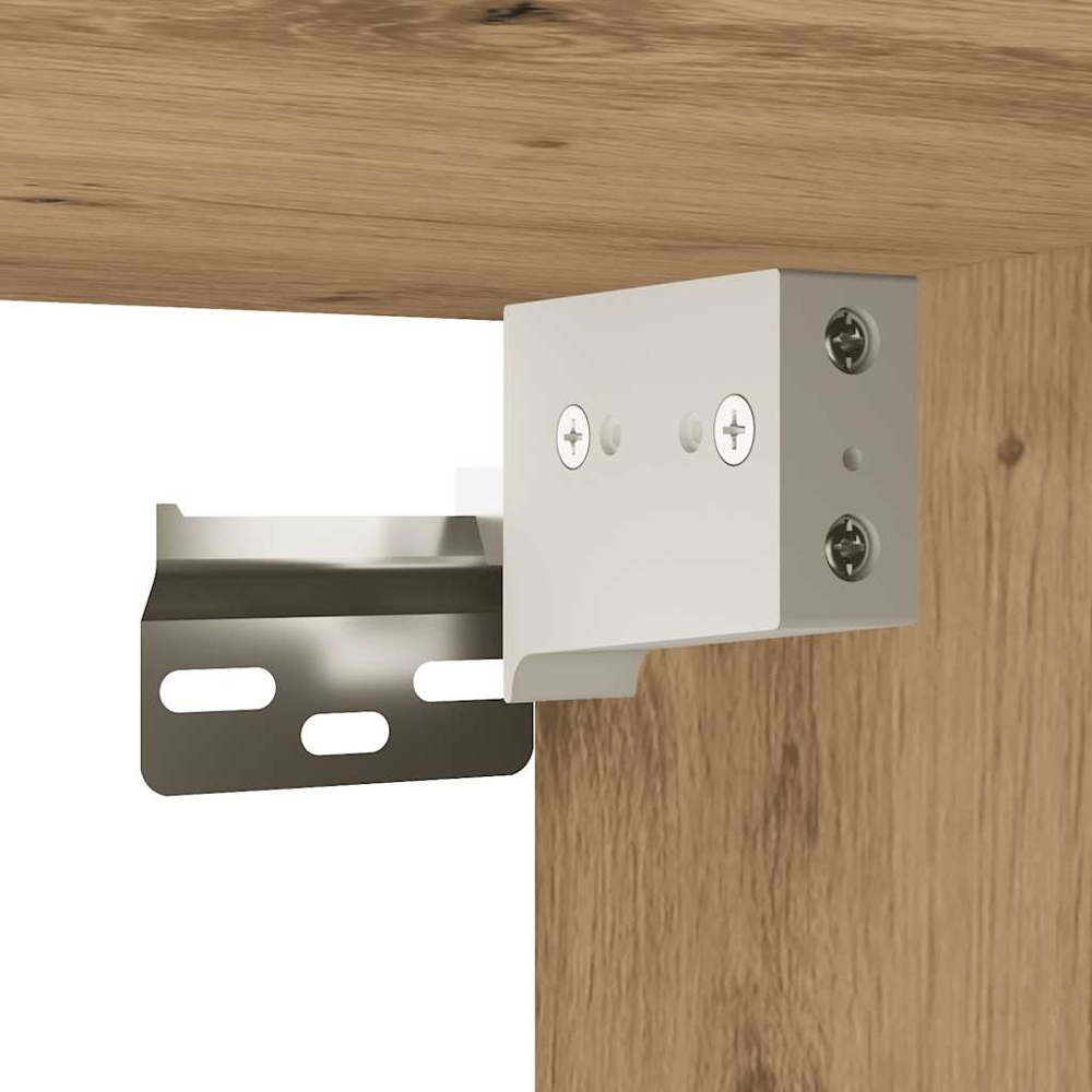 vidaXL 2 Door Artisan Oak Wall Cabinet Image 7