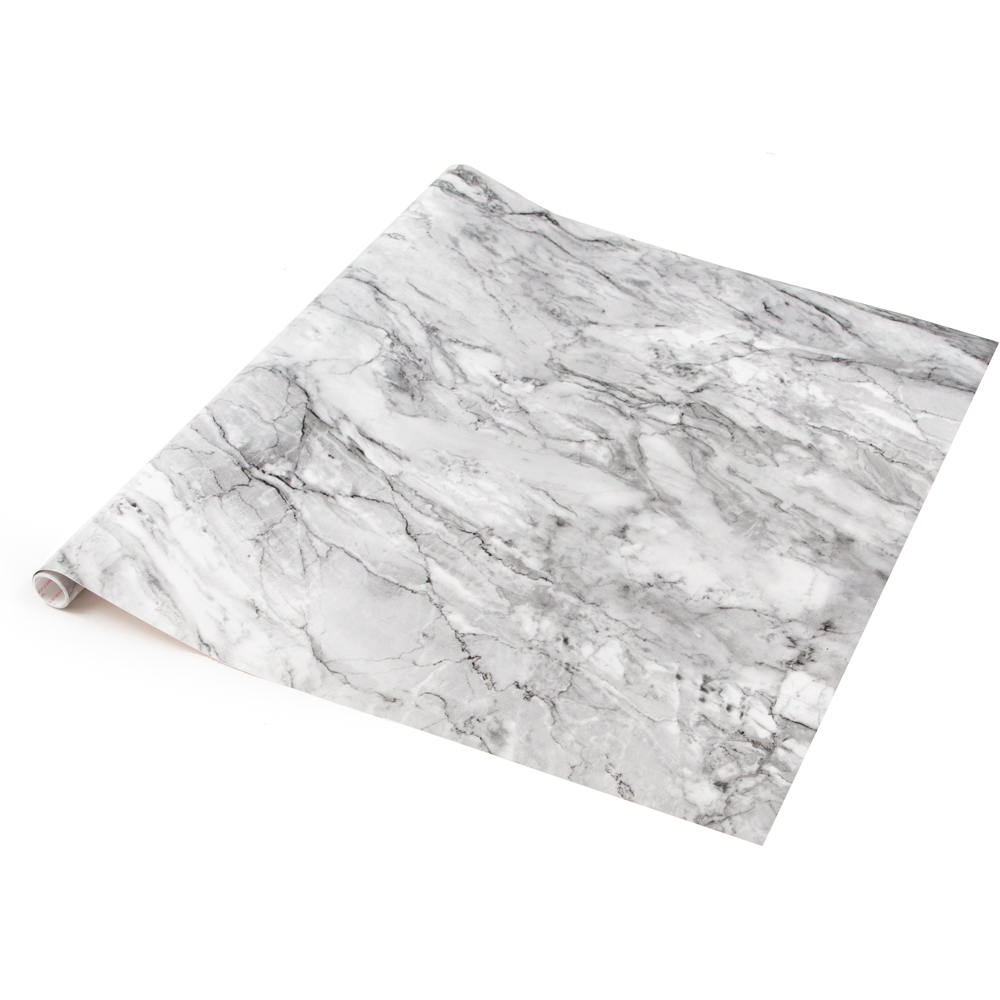 d-c-fix Marble Romeo Grey Sticky Back Plastic Vinyl Wrap Film 90cm x 15m Image 2