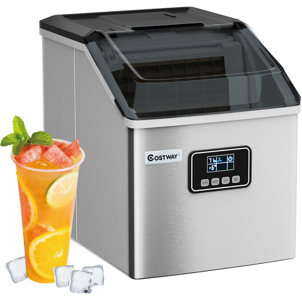 Costway LCD Countertop Portable Ice Cube Maker 50kg/24H Image 2