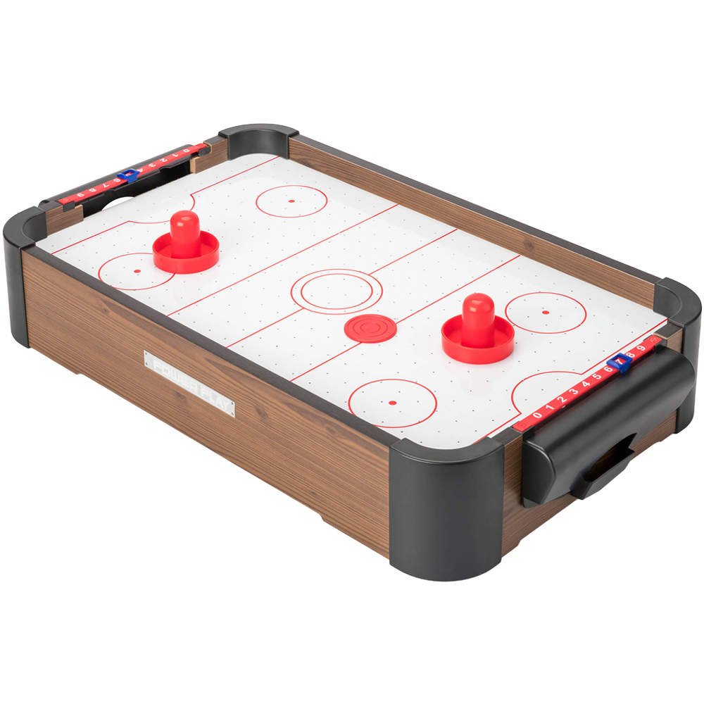 Toyrific Dark Brown Air Hockey Table Game 20 inch Image 1