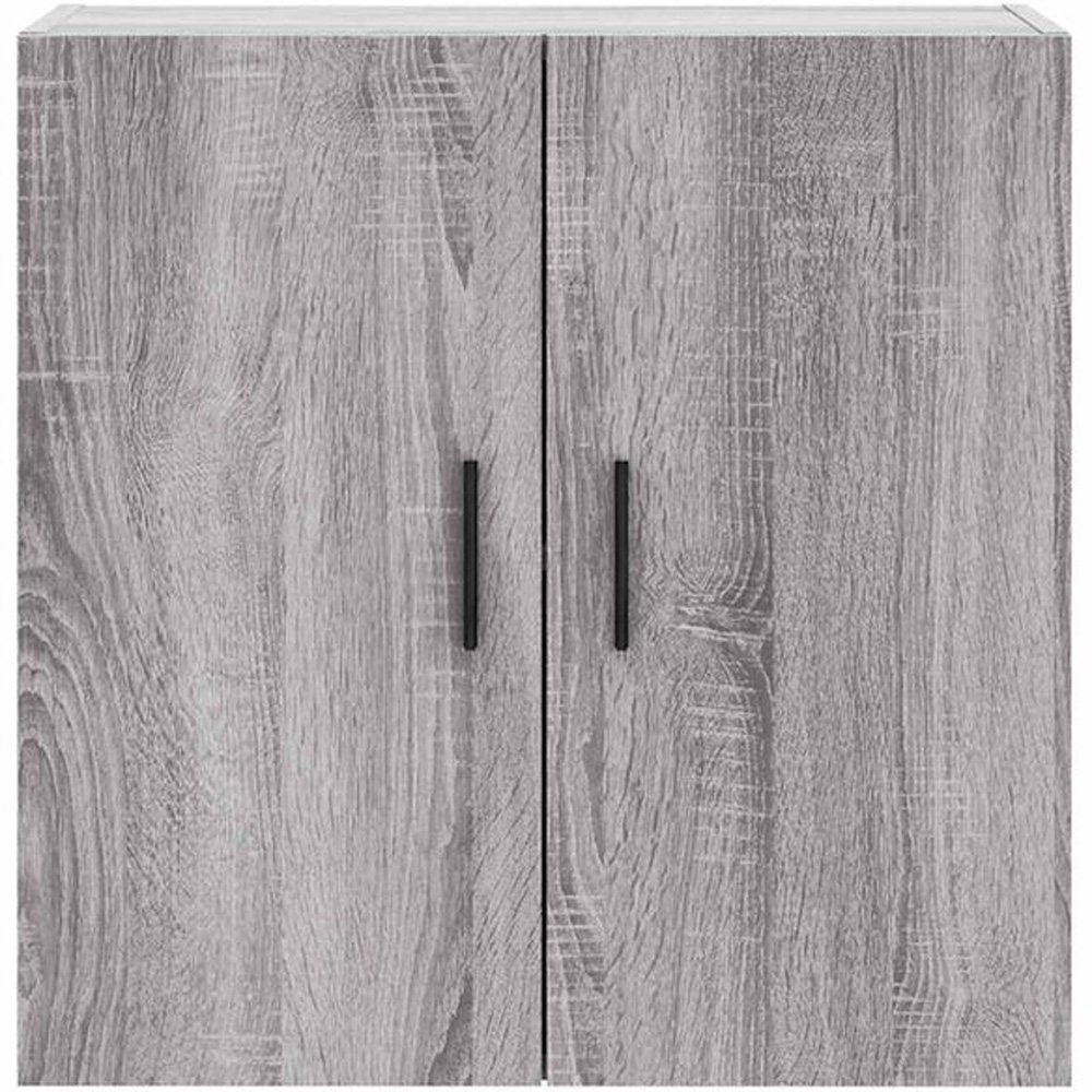 vidaXL 2 Door Grey Sonoma Oak Wall Cabinet Image 4