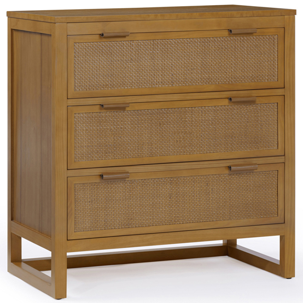 Teamson Home Hatteras 3 Drawer Natural Dresser Image 2