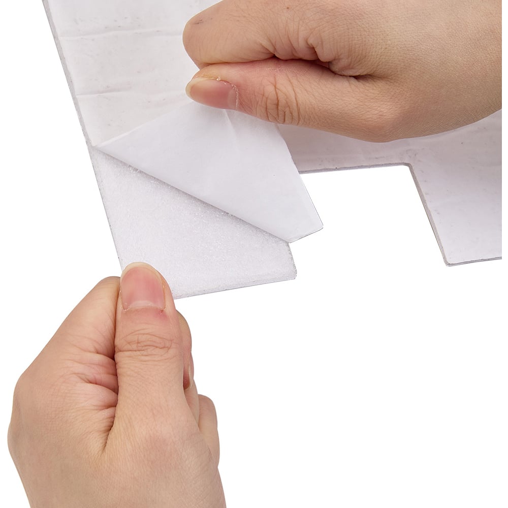 Living and Home Brick Effect Beige and Light Grey Self Adhesive Wall Sticker 10 Pack Image 8