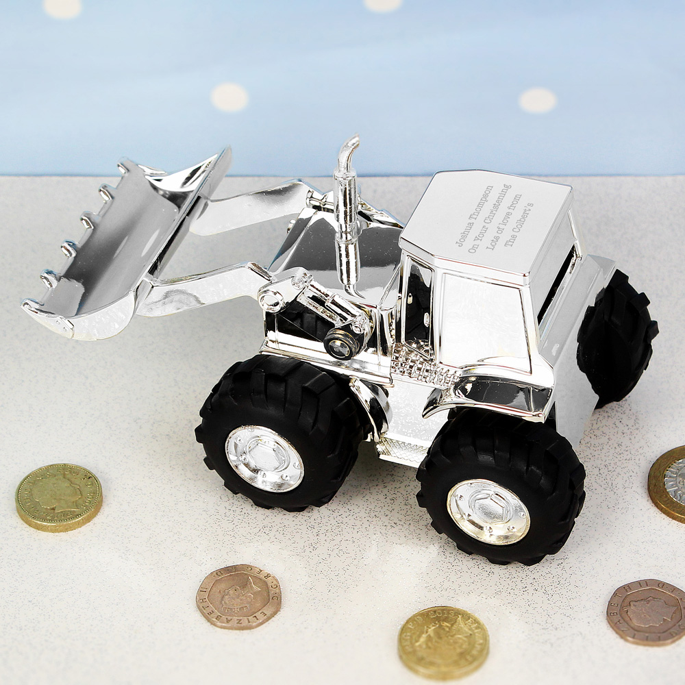 Personalised Memento Personalised Digger Money Box Image 2