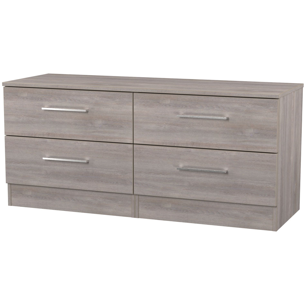 Crowndale Worcester 4 Drawer Grey Oak Bed Box Ready Assembled Image 3