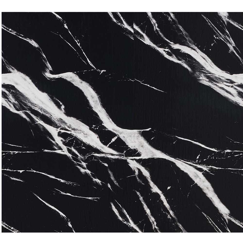 Living and Home Marble Pattern Black Self-Adhesive Wall Tile Sticker Image 3