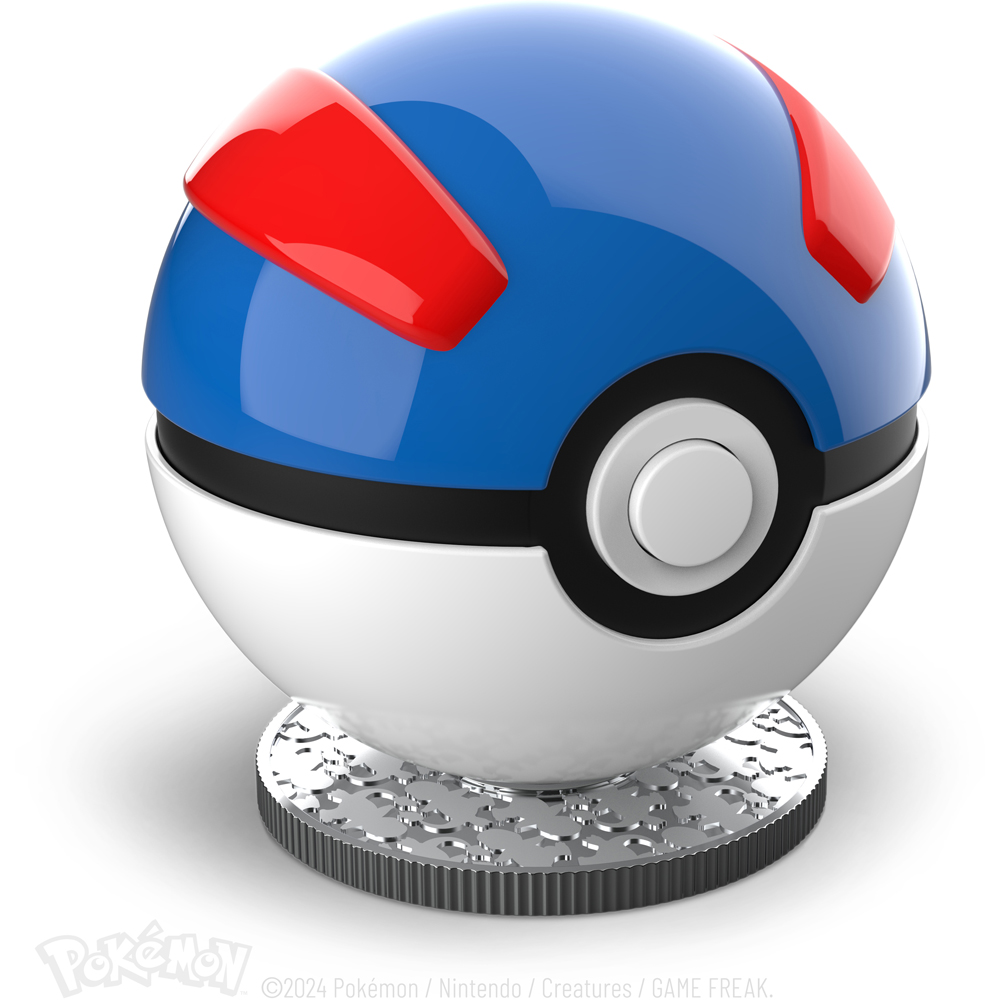 The Wand Company Pokemon Die-Cast Mini Great Ball Replica Image 4
