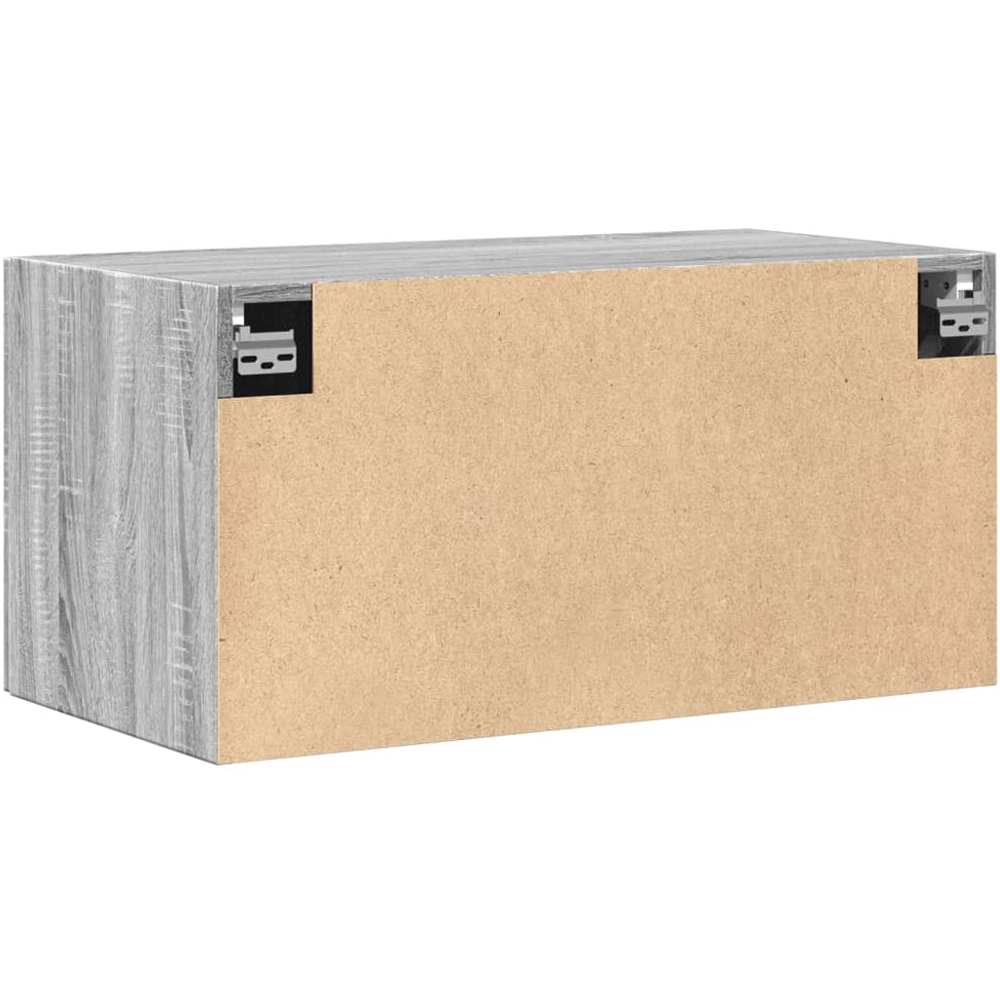 vidaXL 2 Door Grey Sonoma Wooden Wall Cabinet Image 6