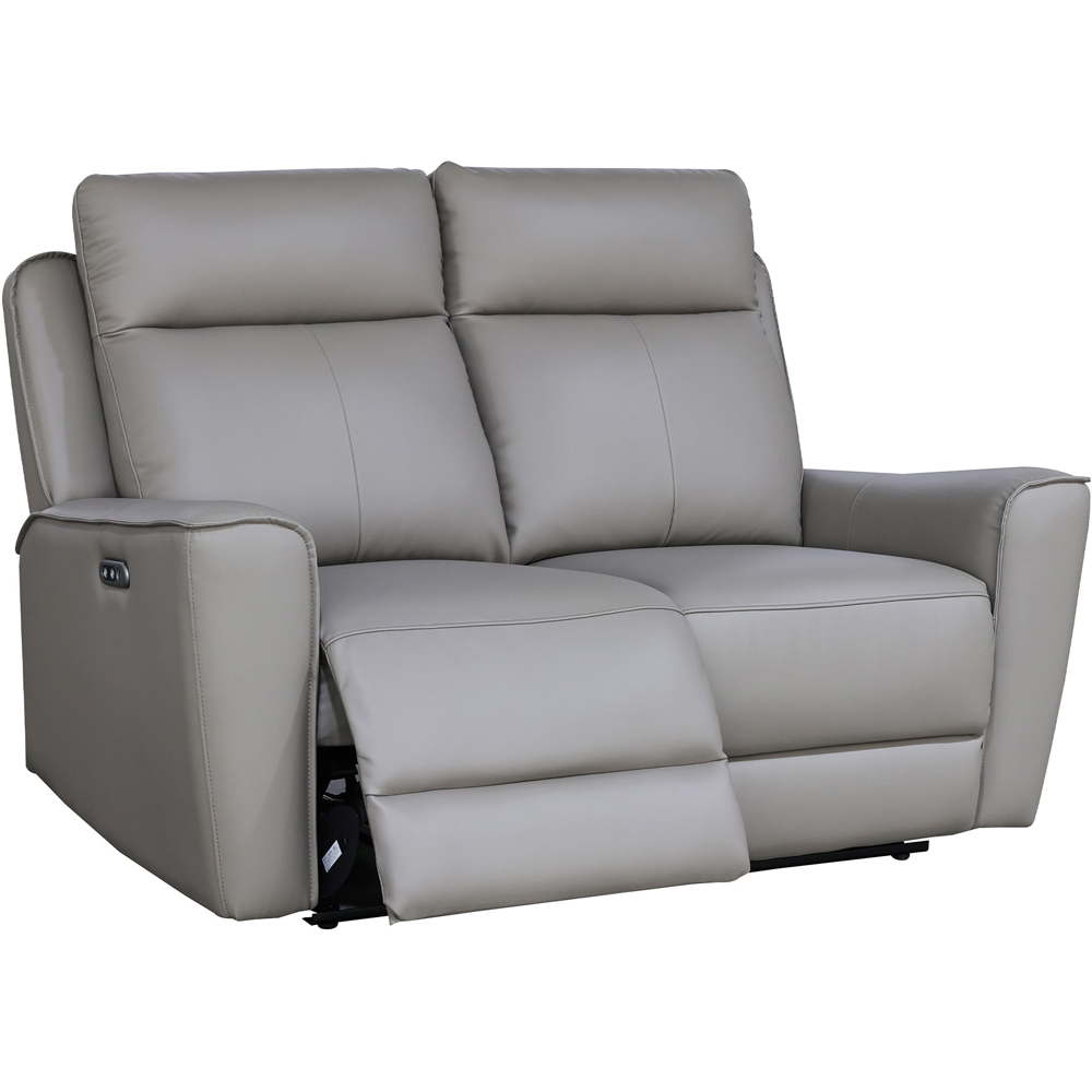 Aspire Elmhurst 2 Seater Elephant Leather Power Recliner Sofa with USB and USB-C Charging Image 3