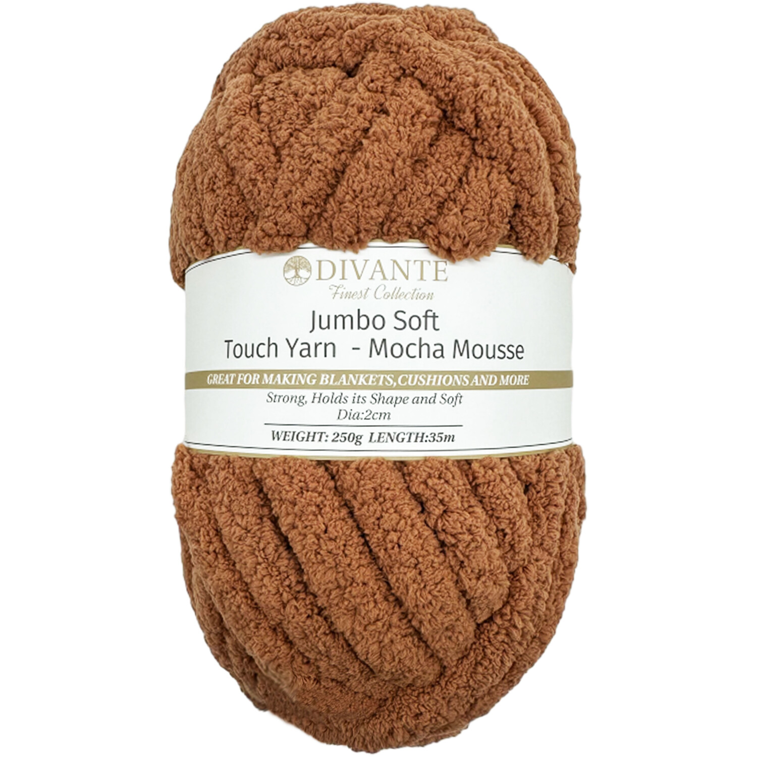 Soft Touch Jumbo Yarn Mocha Mousse Image 1