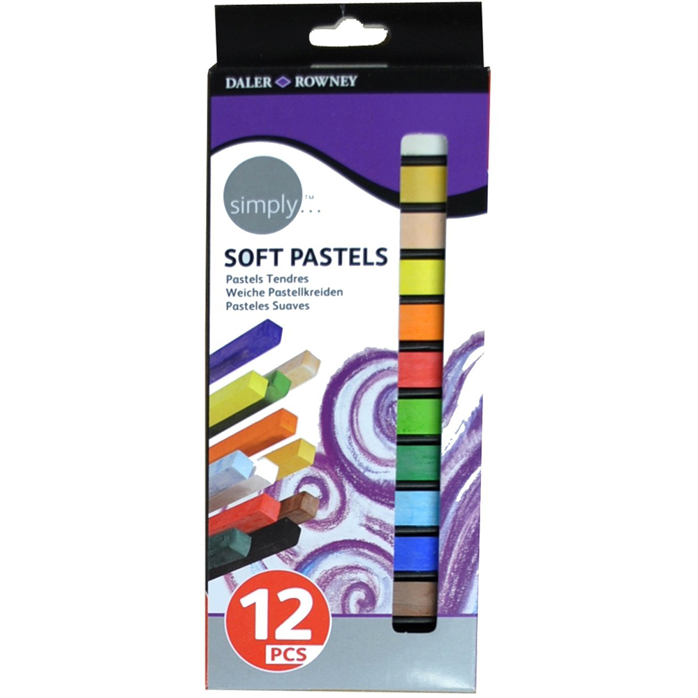 Pack of 12 Daler-Rowney Simply Soft Pastels Image