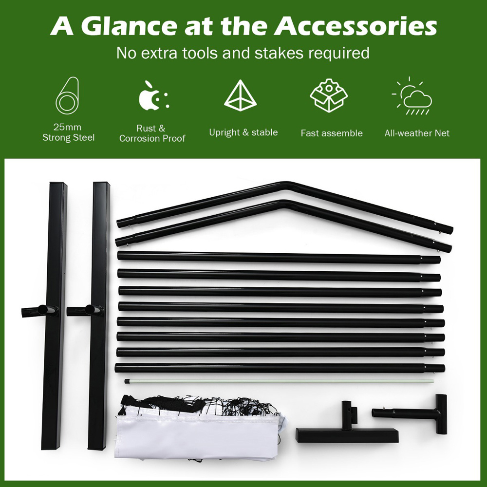 Costway Official Size Pickleball Net System Image 7