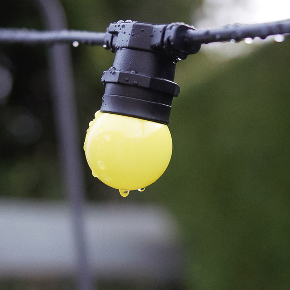Eagle Connect G45 E27 Yellow LED Bulb with Plastic Cover Image 3
