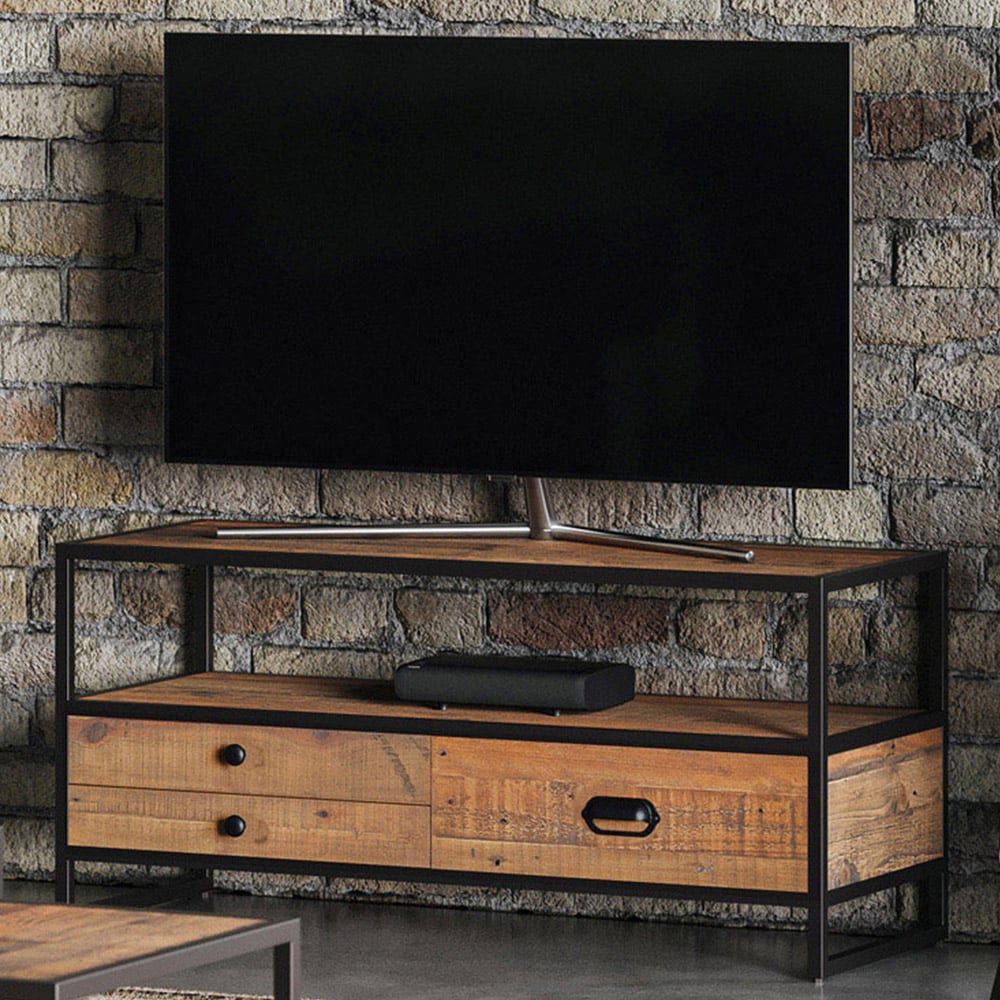 Baumhaus Ooki 3 Drawer Widescreen Television Cabinet Image 1