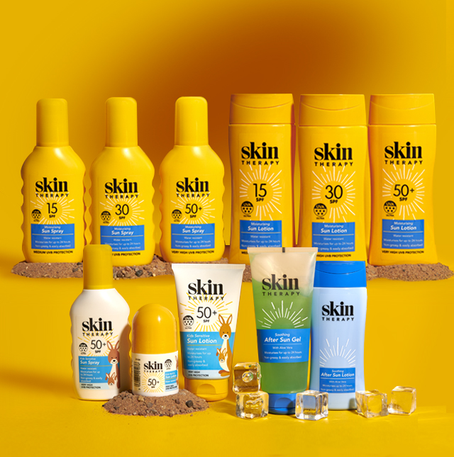 Skin Therapy sun care range