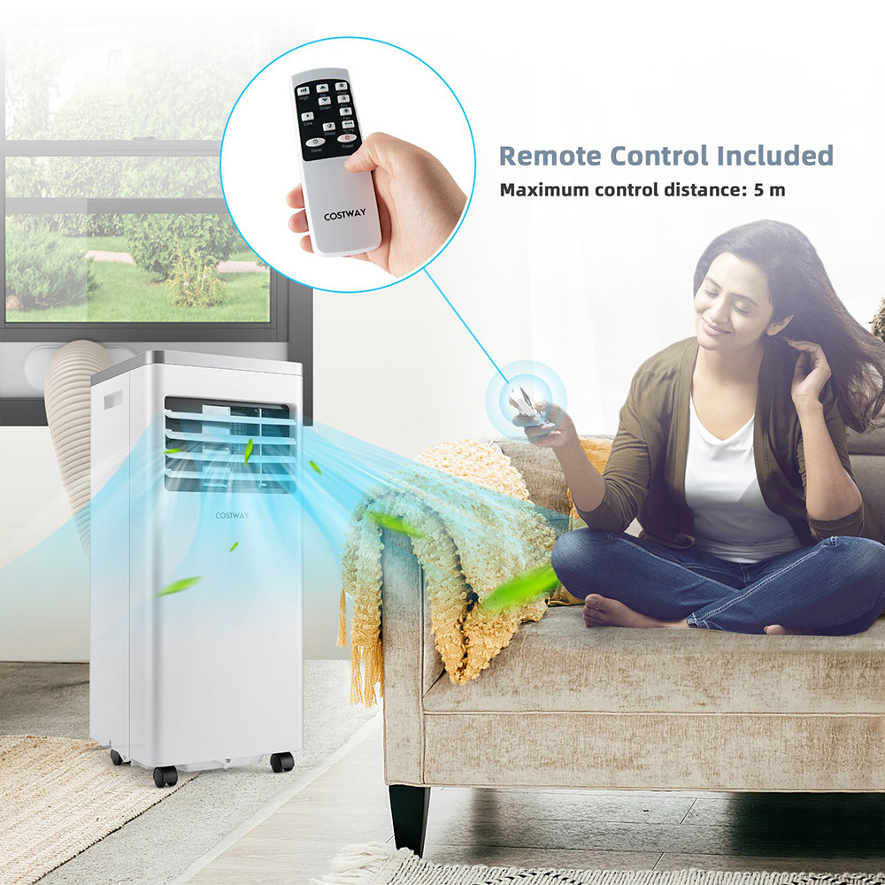 Costway 7000BTU Portable Air Conditioner with Remote Control Image 5