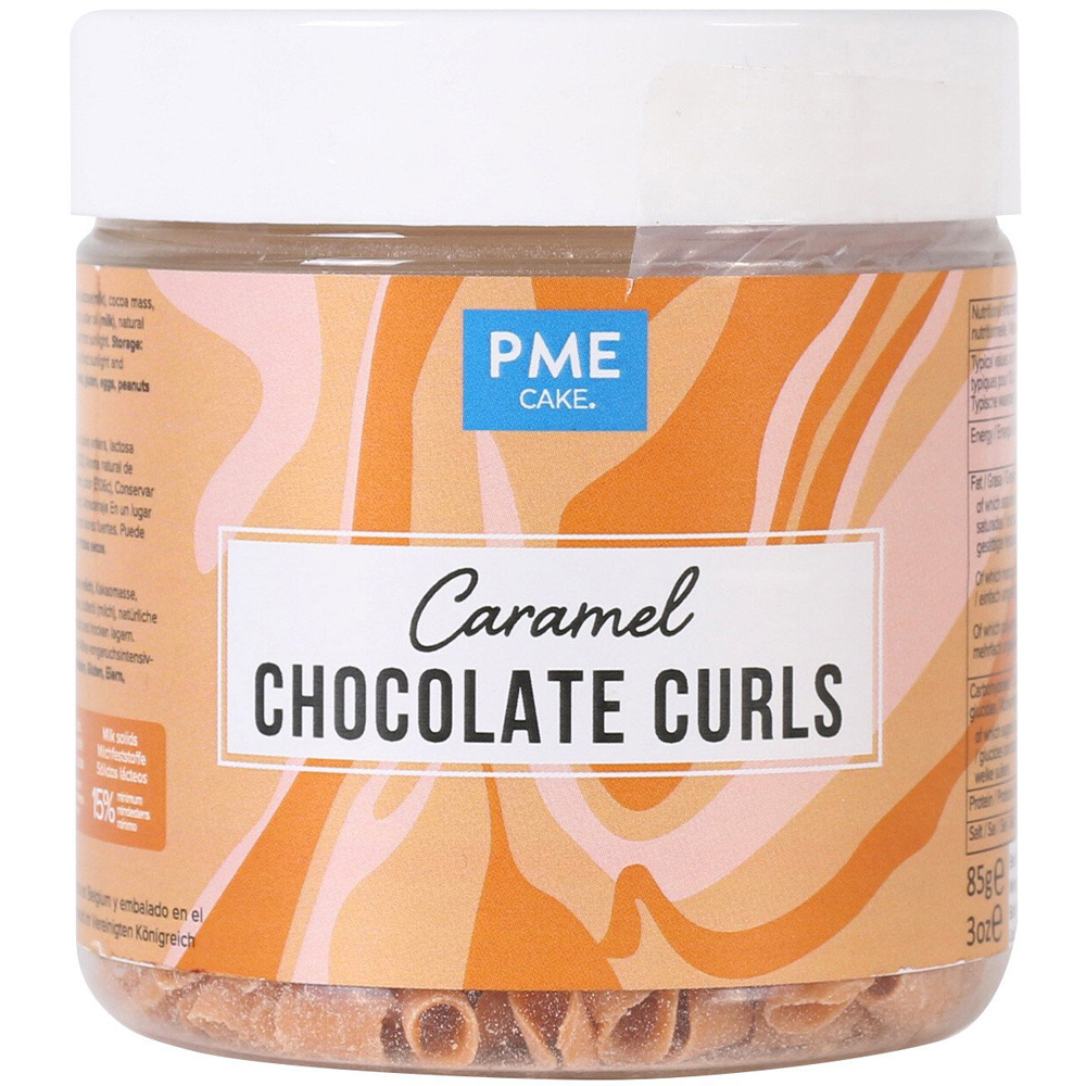 PME Chocolate Curls - Milk Chocolate Image
