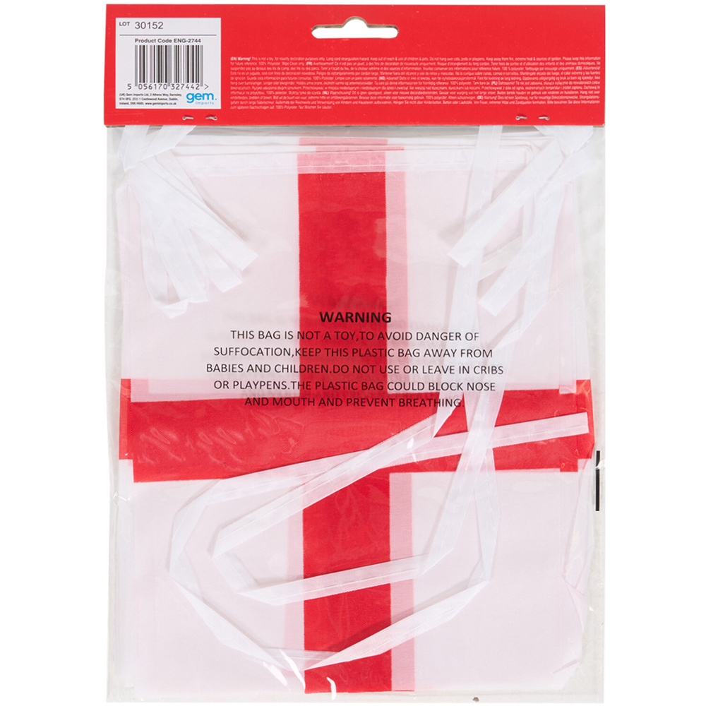 England Fabric Bunting Image 2