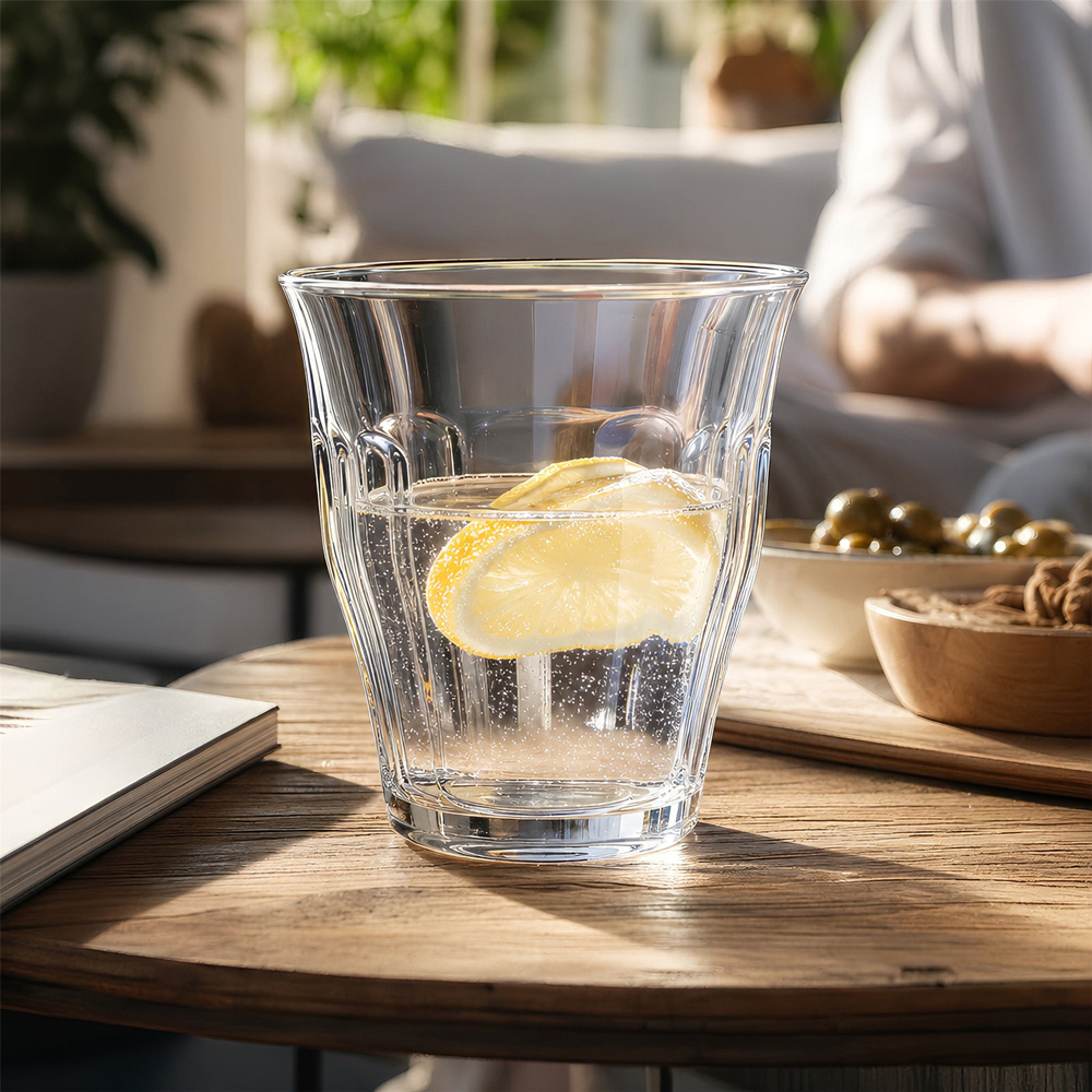Argon Tableware Fluted Clear Juice Glass 125ml 6 Pack Image 2