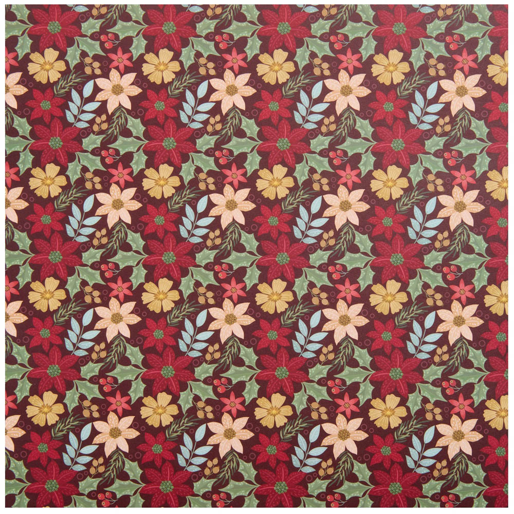 Christmas Modern Florals Designer Paper Pad Image 7