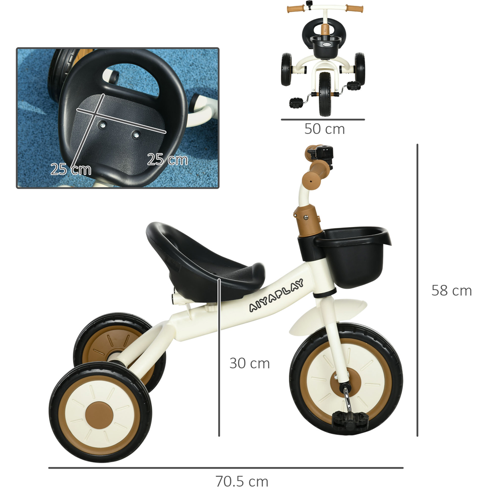 Tommy Toys Toddler Ride On Tricycle White Image 3