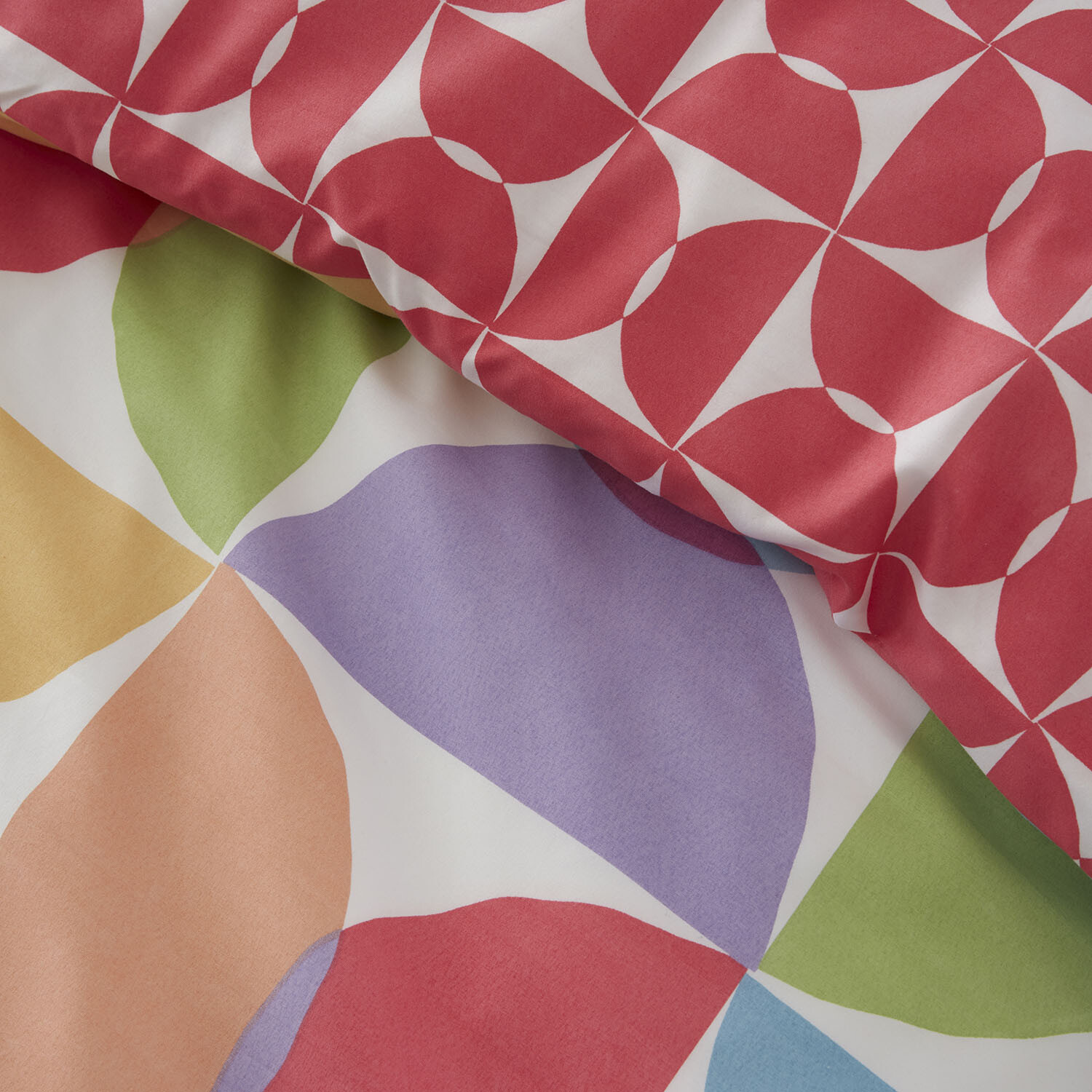 Calypso Geo Duvet Set - Multicolour / Single Image 4