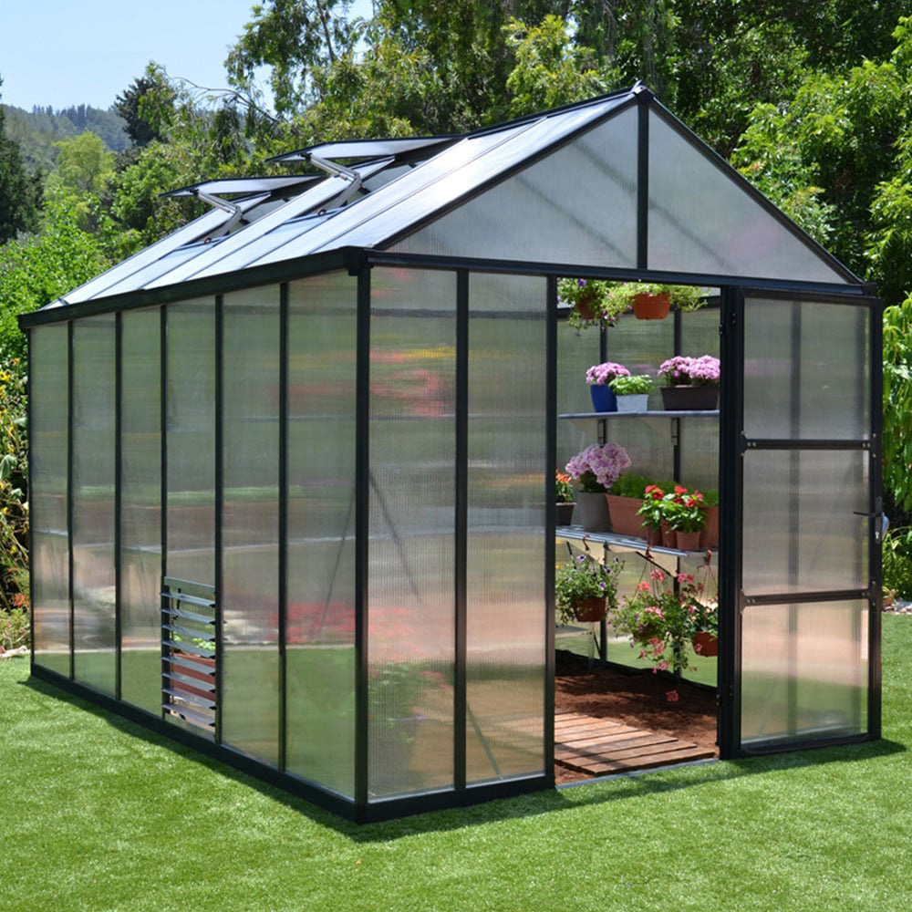 Palram Canopia Grey Glory Greenhouse 8 x 12ft Image 2