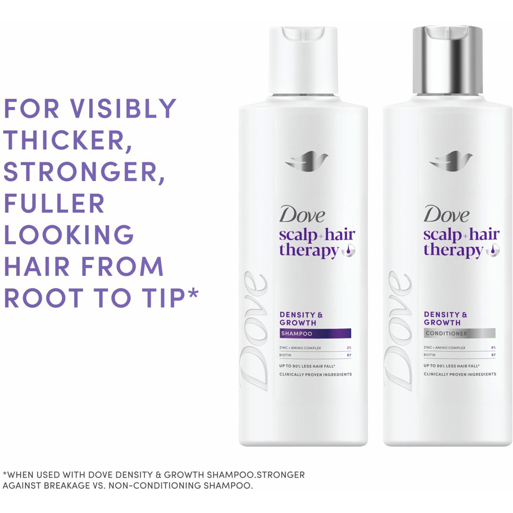 Dove Scalp+Hair Therapy Biotin Amino Complex Density and Growth Shampoo 250ml 6 Pack Image 6