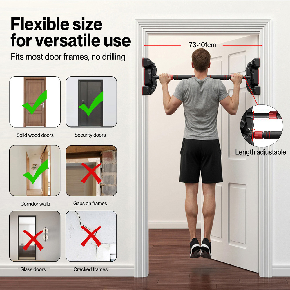 Traderight Centra Doorway Pull Up Bar 200kg Image 4