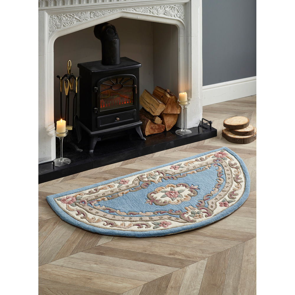 Origins Shensi Blue Half Moon Rug 67 x 127cm Image 2