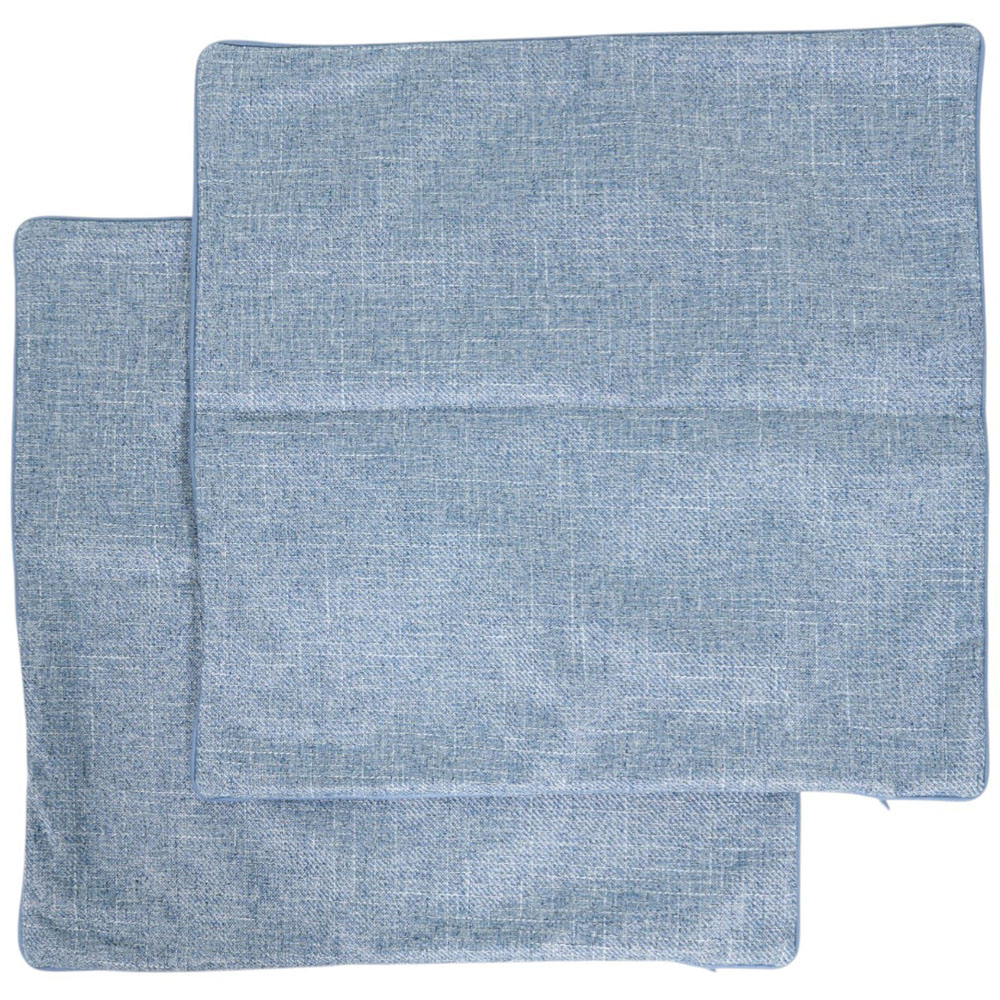 Pack of 2 Highgrove Cushion Covers Blue Image 2