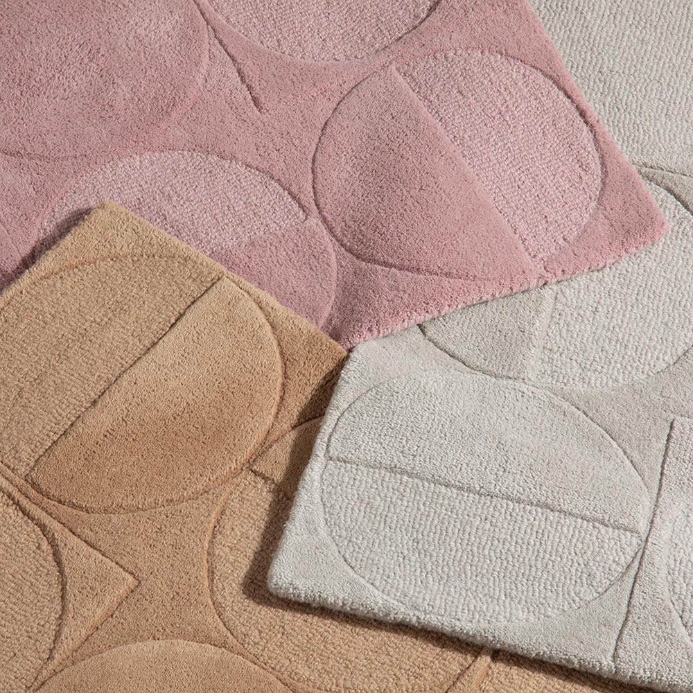 Arabella Mauve Wool Rug 160 x 230cm Image 4