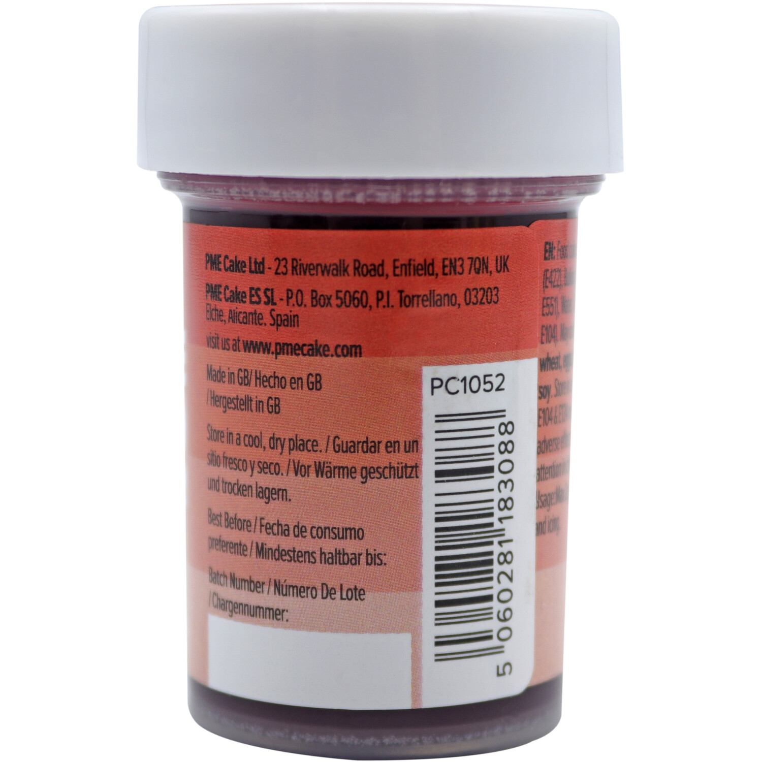 PME Cake Paste Food Colour Red Image 2