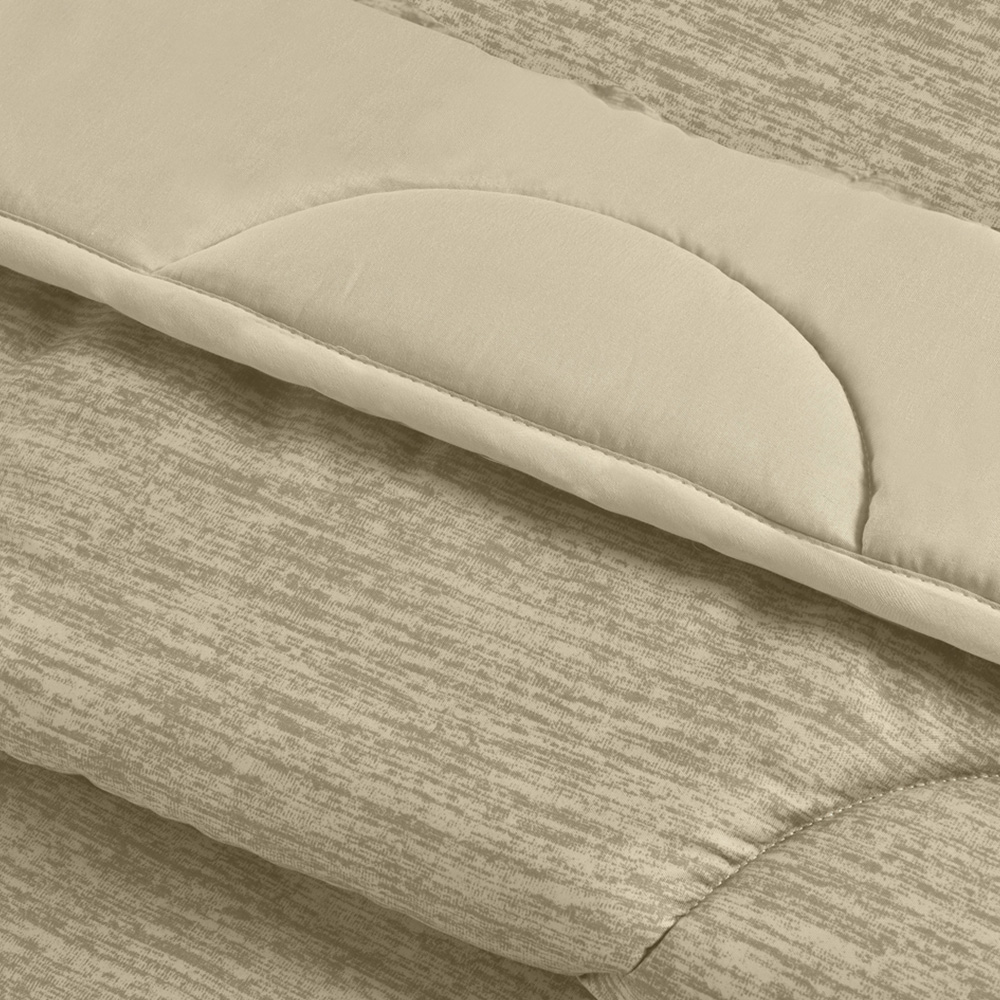 Homerepublic Super King Size Taupe Reversible Coverless Duvet 10.5 Tog Image 3