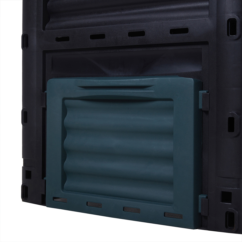 Living and Home Green Outdoor Garden Compost Bin with Ventilation 300L Image 5