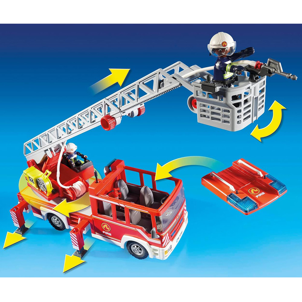 Playmobil Fire Ladder Playset Image 6