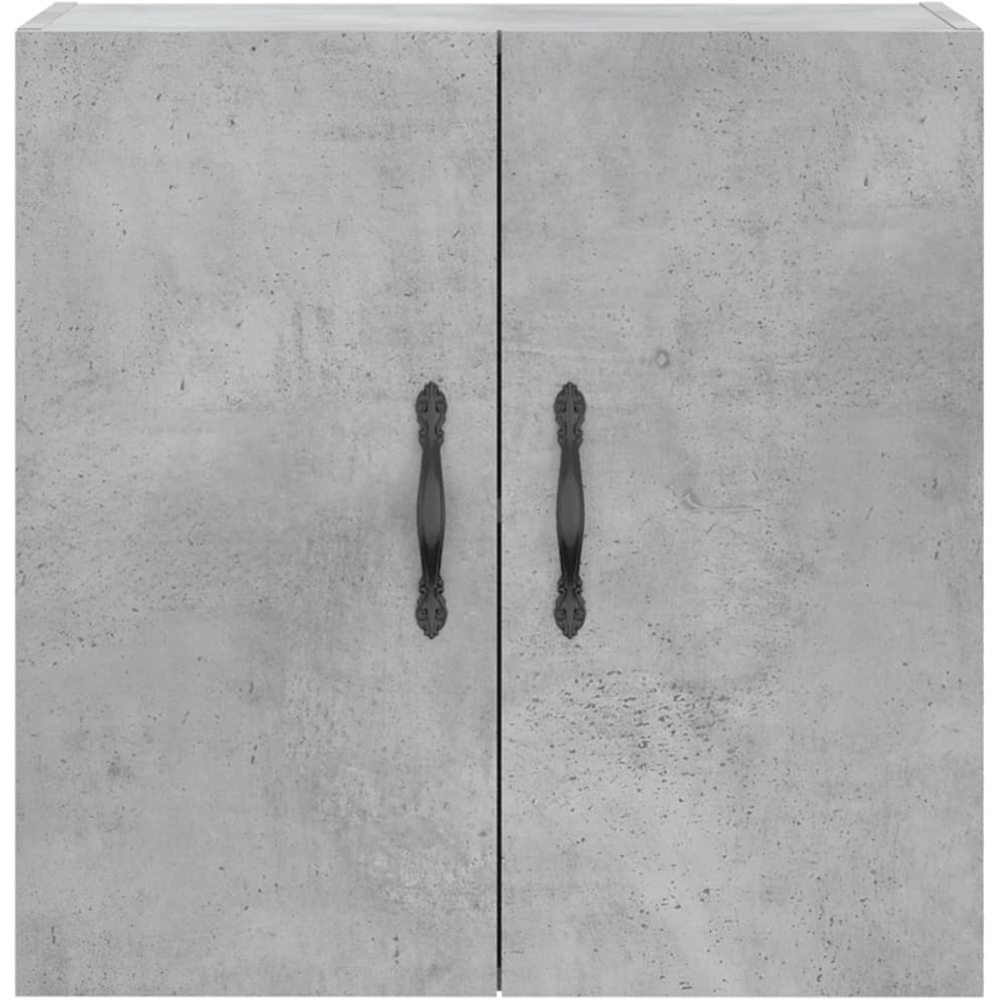 vidaXL 2 Door Concrete Grey Wall Cabinet Image 5