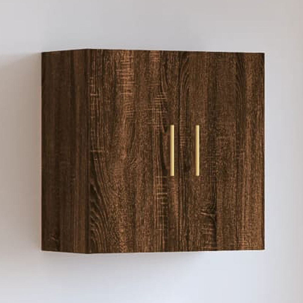 vidaXL 2 Door Brown Oak Wall Cabinet Image
