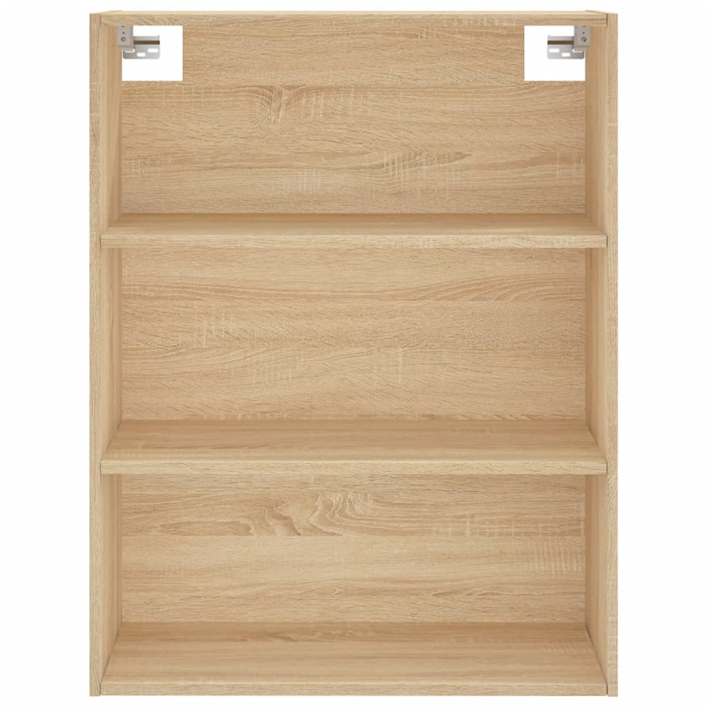 vidaXL Single Door 3 Drawer 3 Shelf Sonoma Oak Highboard with Metal Legs Image 6