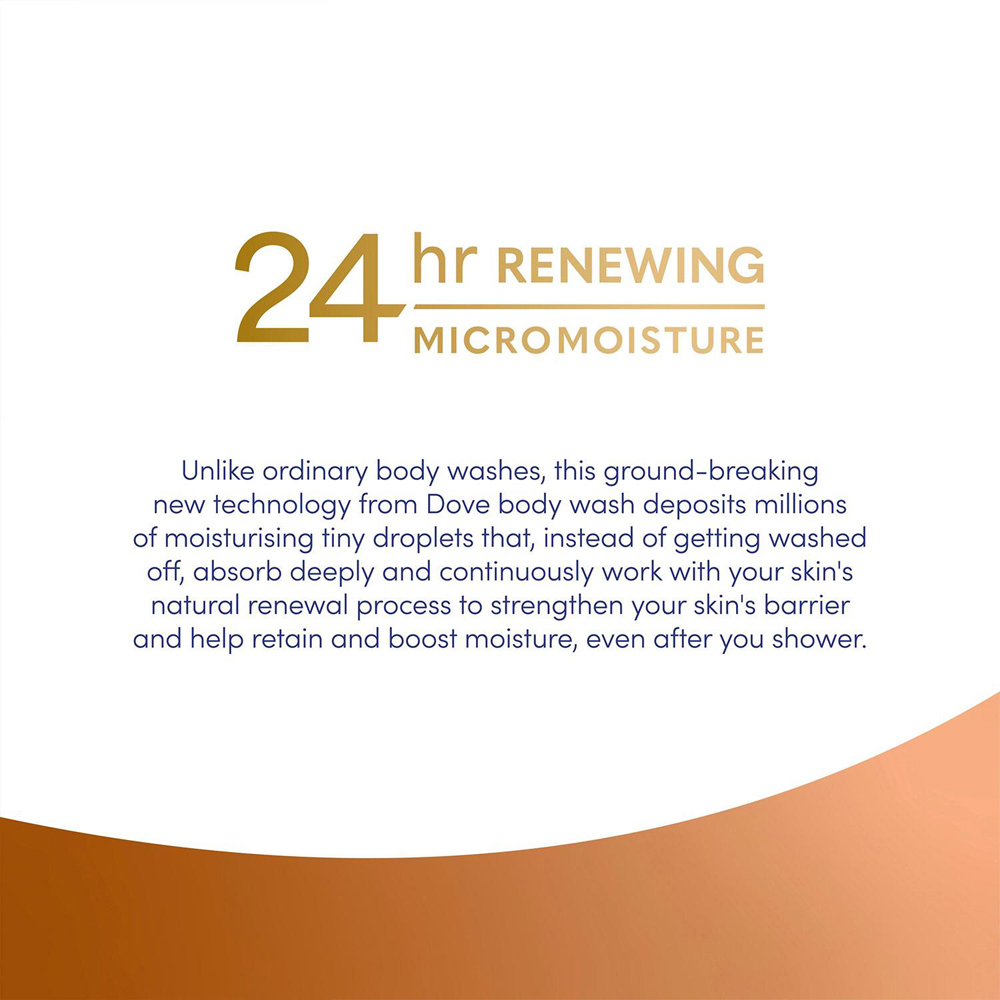 Dove Advanced Care Pampering Body Wash 400ml 8 Pack Image 7