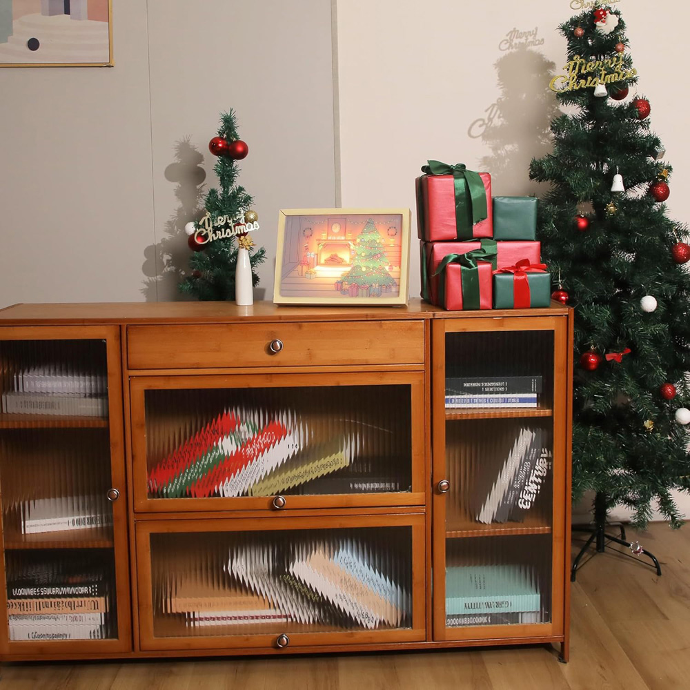 Alivio Christmas Tree Decorative Wall Photo Frame with Warm Lights 22 x 31cm Image 3