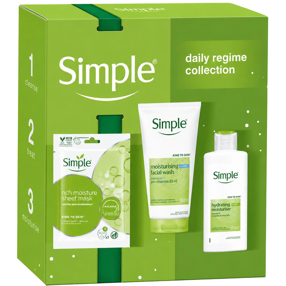 Simple Daily Regime Edition 3 Piece Gift Set 4 Pack Image 8