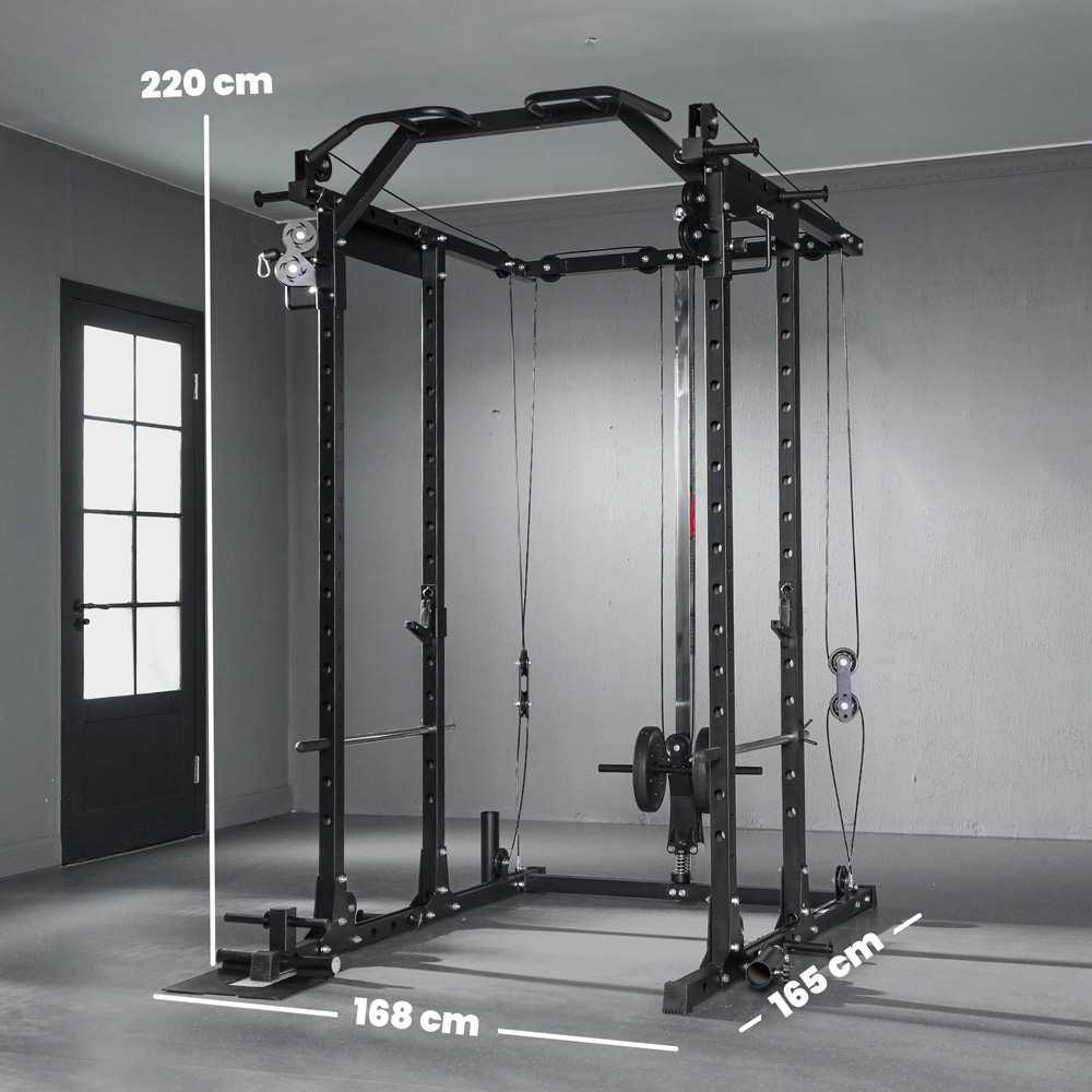 SPORTNOW Cable Crossover Machine with Pulley System Image 9