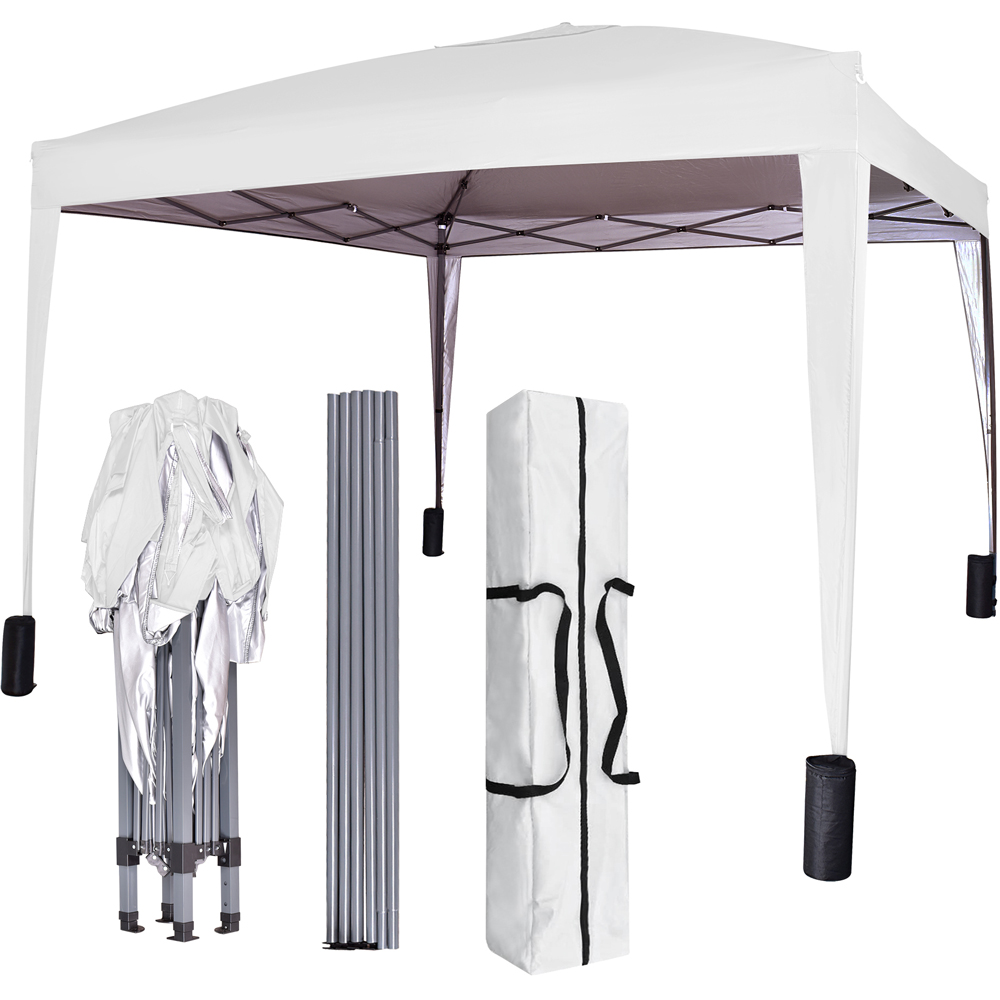 White Pop Up Outdoor Gazebo 2 x 2m Image 3