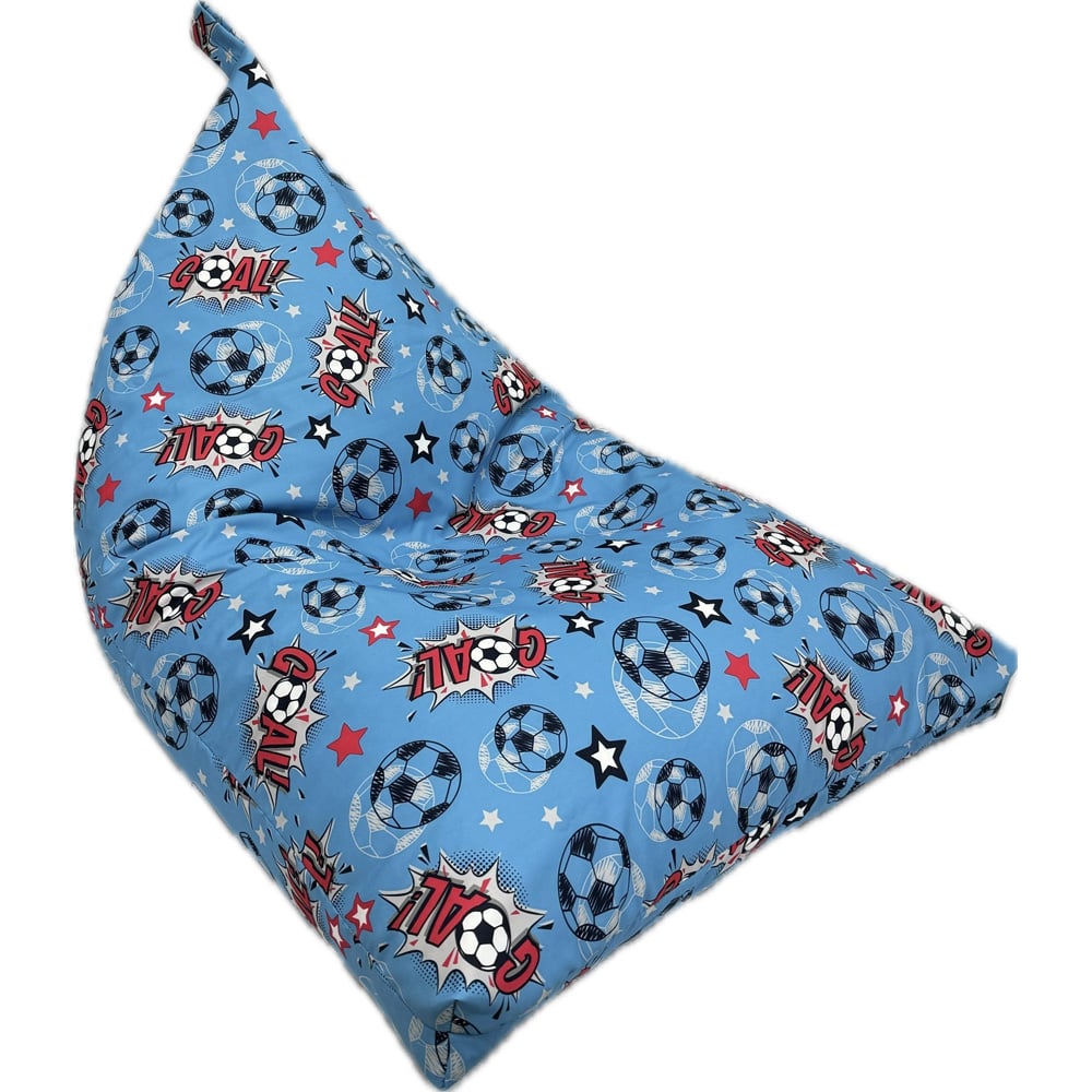 Kaikoo Blue Goal Print Triangle Bean Bag Image 2